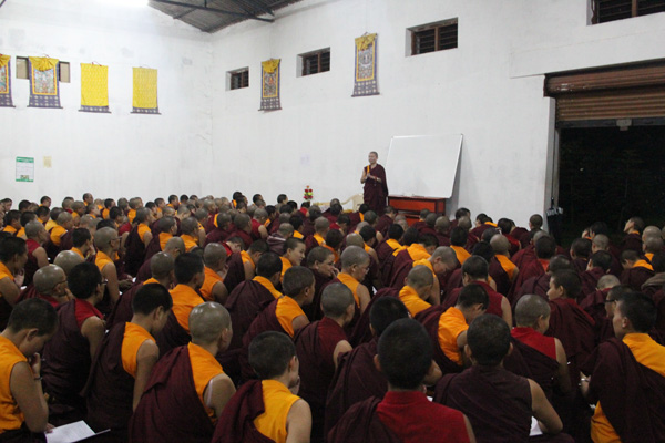 12 june 2015 Tibetan Grammar Sumchupa Teaching in Tsogyal Shedrub Ling Nunnery (7)