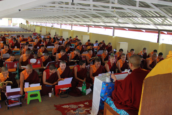 2016 Teaching Nyondo Practice in Nunnery (5)